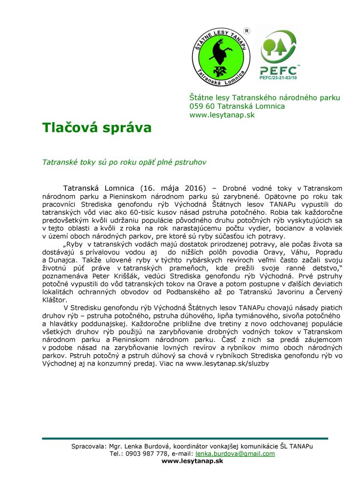 TS - 16.5. - Tatranské toky sú po roku opäť plné rýb-page-001
