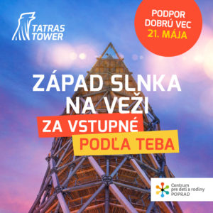 tatras tower zapad slnka