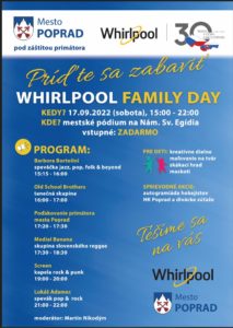whirpool family day 2022 poprad