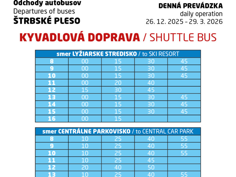 Linka 1 A ŠP_Denná prevádzka
