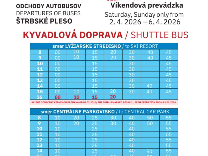 Linka_1A_Š. Pleso_grafikony_ víkendová prevádzka do 6.4.2026