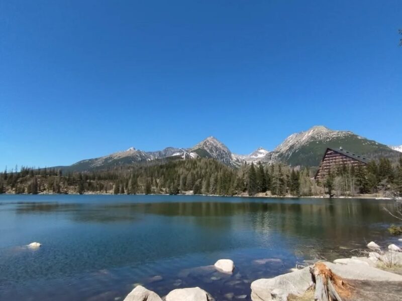 štrbské pleso putovanie april